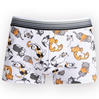 linqin Cartoon Cute Gray Tigers Animal Underwear Men Boxer Briefs  Comfortable Mens Underwear Underpants at  Men's Clothing store