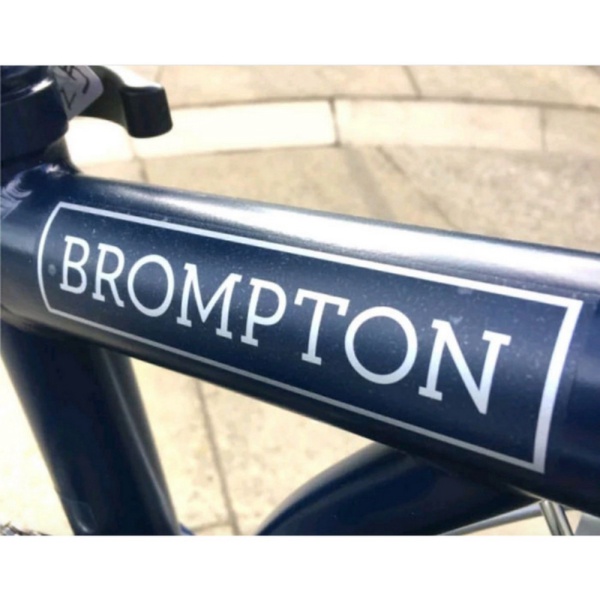 Brompton Writing Car Sticker Label Car Sticker Decal Quality Vinyl
