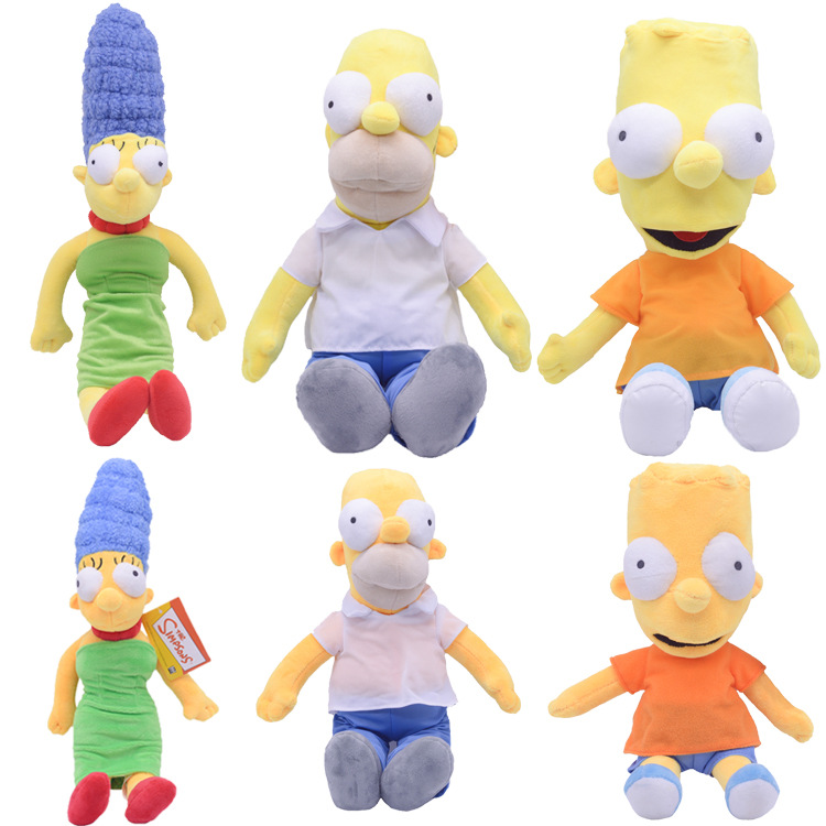 simpsons plush dolls