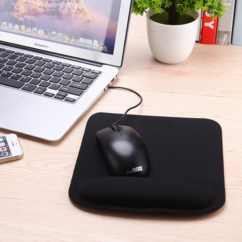 Professional Thicken Square Comfy Wrist Mouse Pad For Optical/Trackball ...