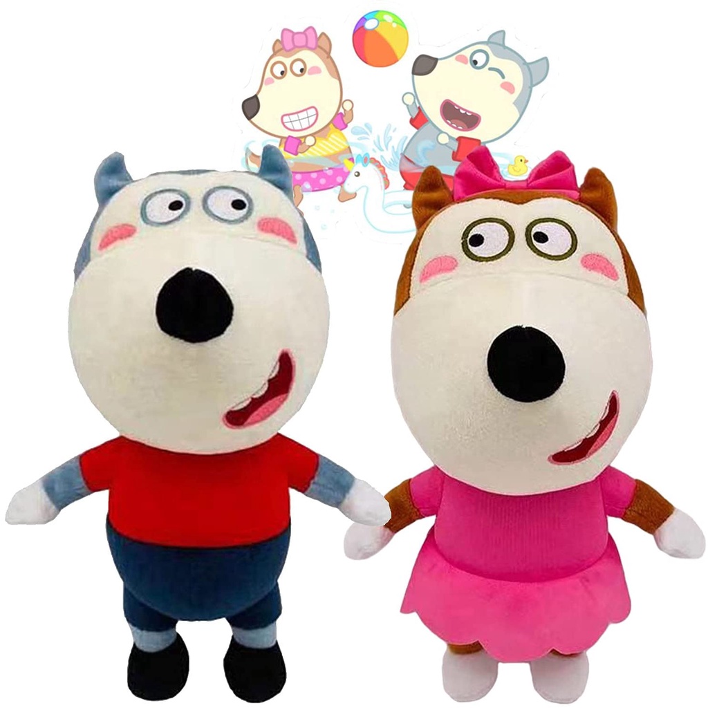 25cm Wolfoo Family Plush Toy Wolfo English Animation Lucy Doll Boy Girls  Gift | Shopee Singapore