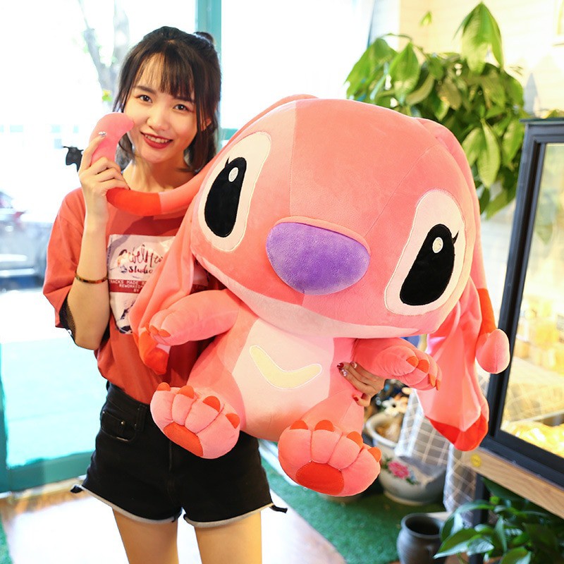 100cm 80cm Large size Lilo Stitch plush toy Ready Stock Girl Gift Shopee Singapore