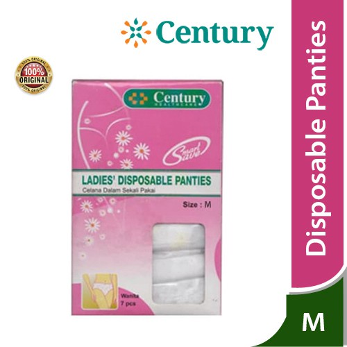Century Ladies Disposable Panties ukuran M / Celana Dalam Sekali Pakai / Traveling