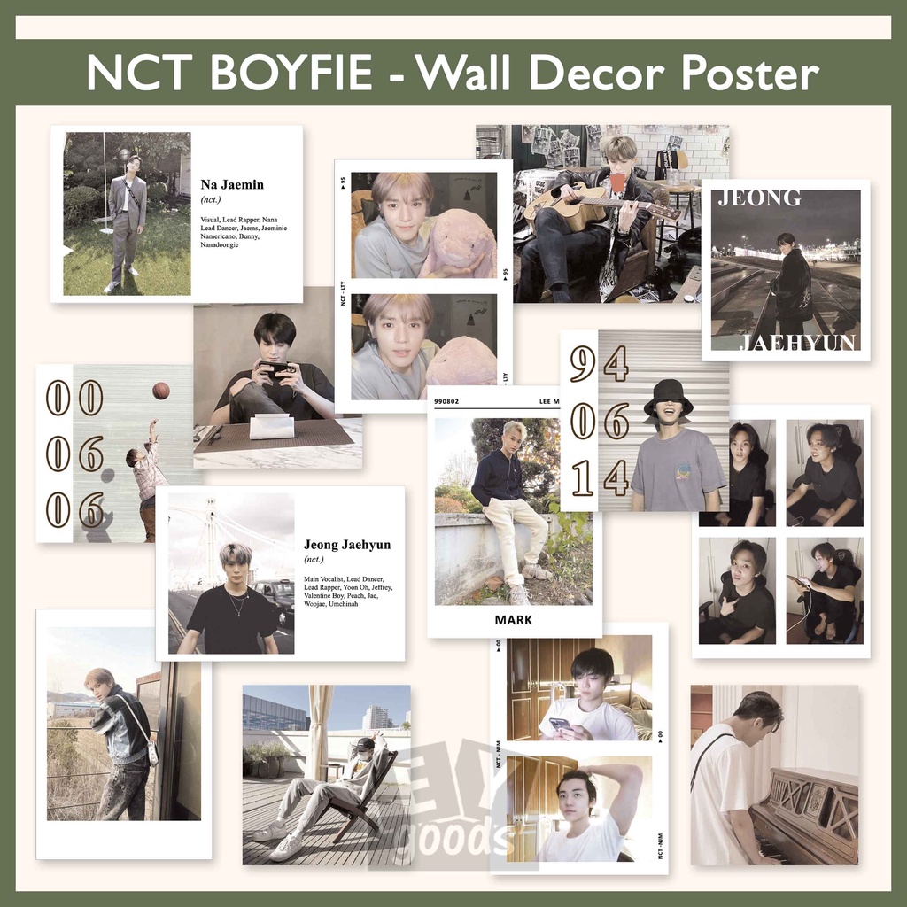 Wall Decor nct DREAM 127 WAYV Boyfriend material Art print postcard ...