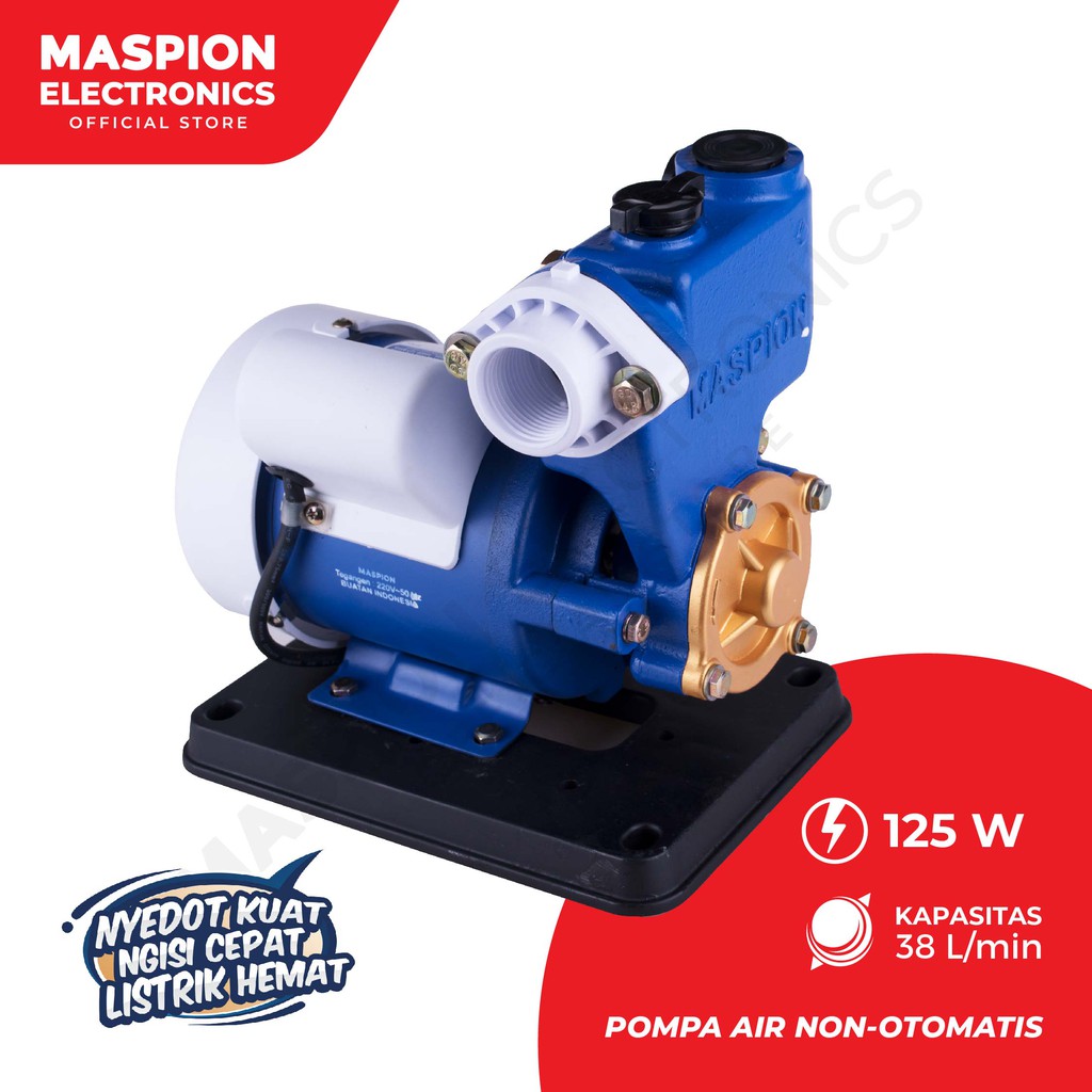 Maspion Water Pump Mesin Pompa Air Manual MWP-127 BMA - Gambar 2