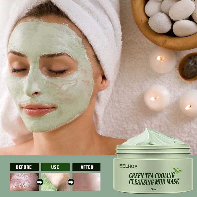 Green Tea Oil Control Acne Clearing Peel Off Mask Cleansing Mask