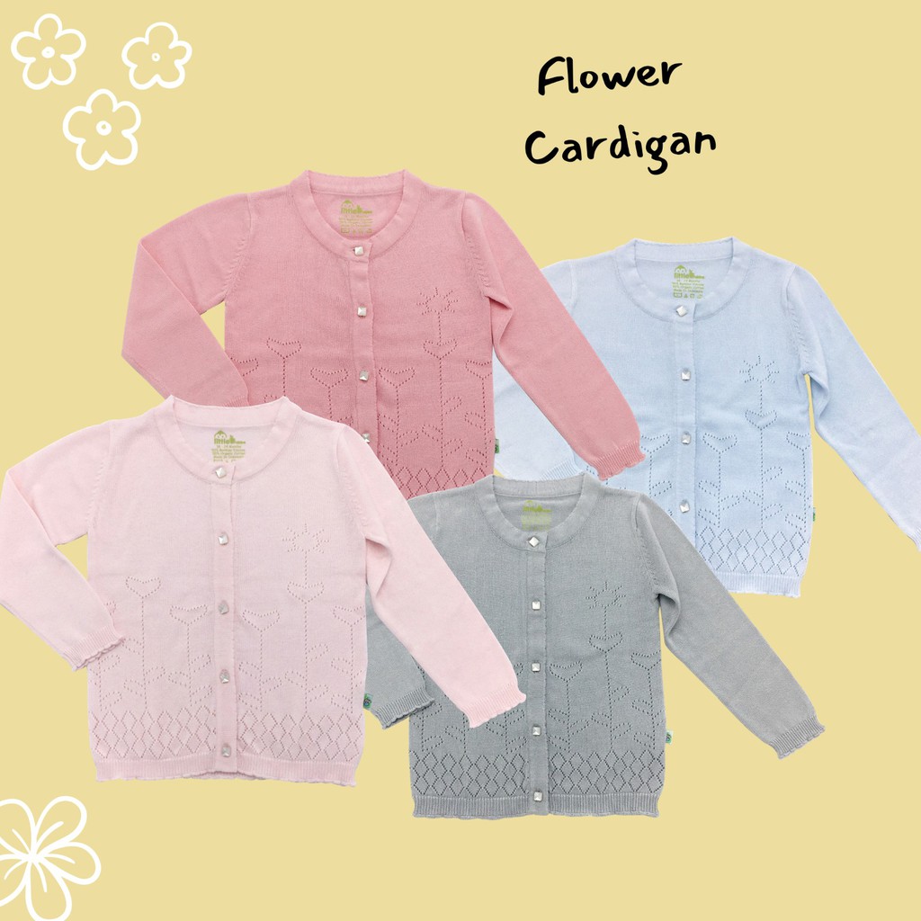•FLEUR DE LUNE• cropped bamboo cardigan