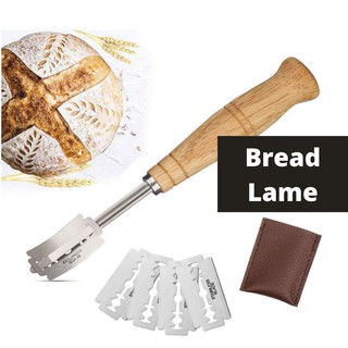 Bread Cutter Lame Wooden Handle Bread Slashing Dough Scoring