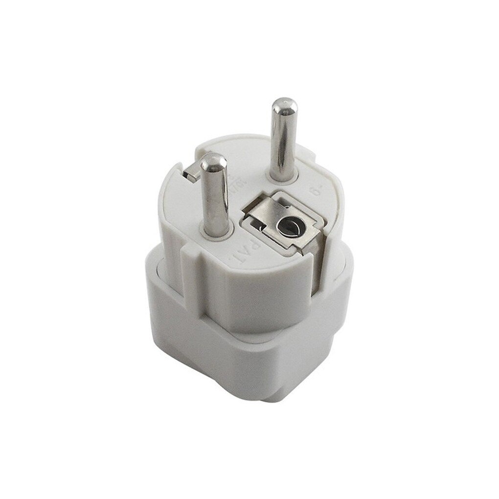 1 Piece Travel Plug German Standard Conversion Plug Two Hole Design ...