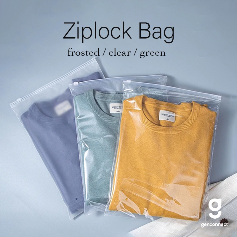 Transparent Waterproof Clothes Underwear Storage Bag Travel Packing Ziplock  Seal