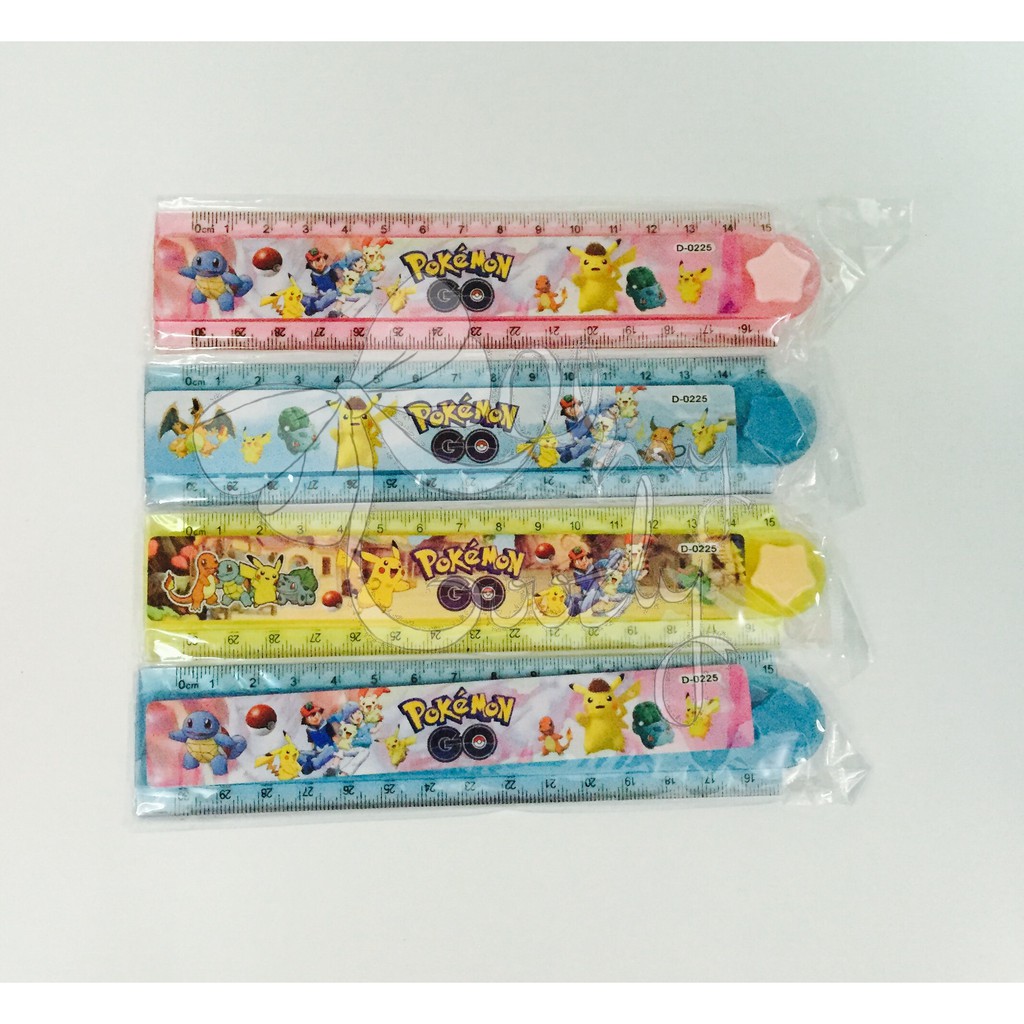 (2 For $5.00) Pokemon Foldable Ruler | Shopee Singapore