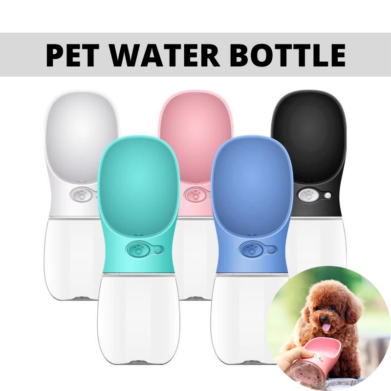 Pet Travel Water Bottle Dog 350ml / 500ml Portable Leak Proof Shopee