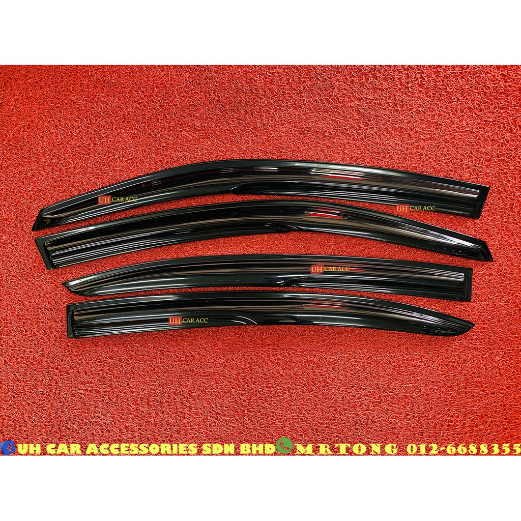 Proton saga vvt 2016-2021 mugen door visor sun visor window visor air ...