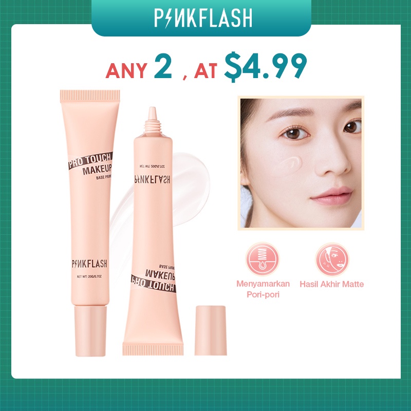 PINKFLASH Matte Poreless Makeup Primer Smooth Fine Line Soft-focus ...