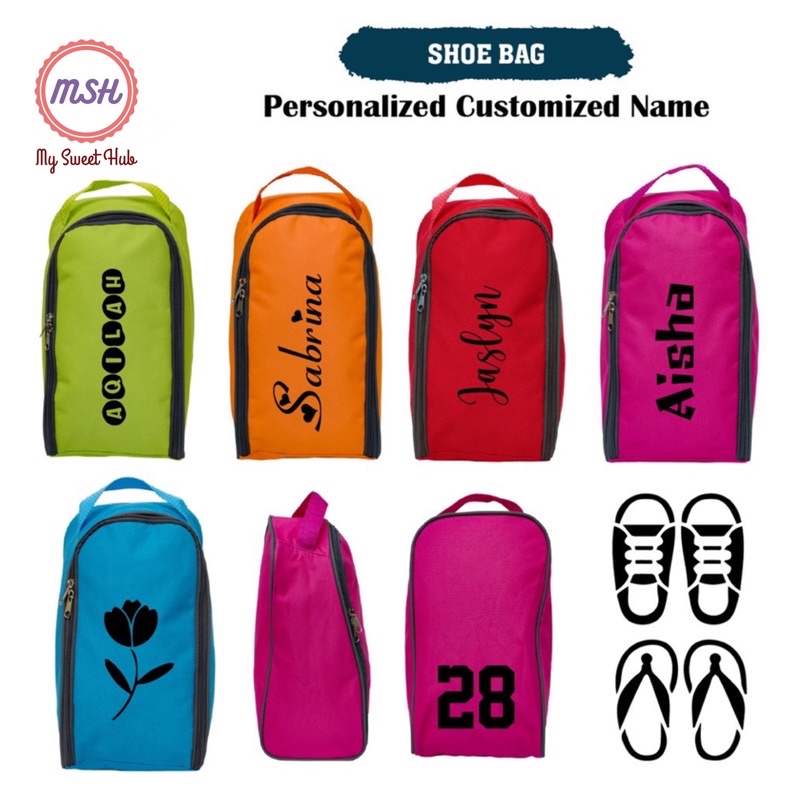 New Product Personalized Customized Name Shoe Bag Travel Shoe