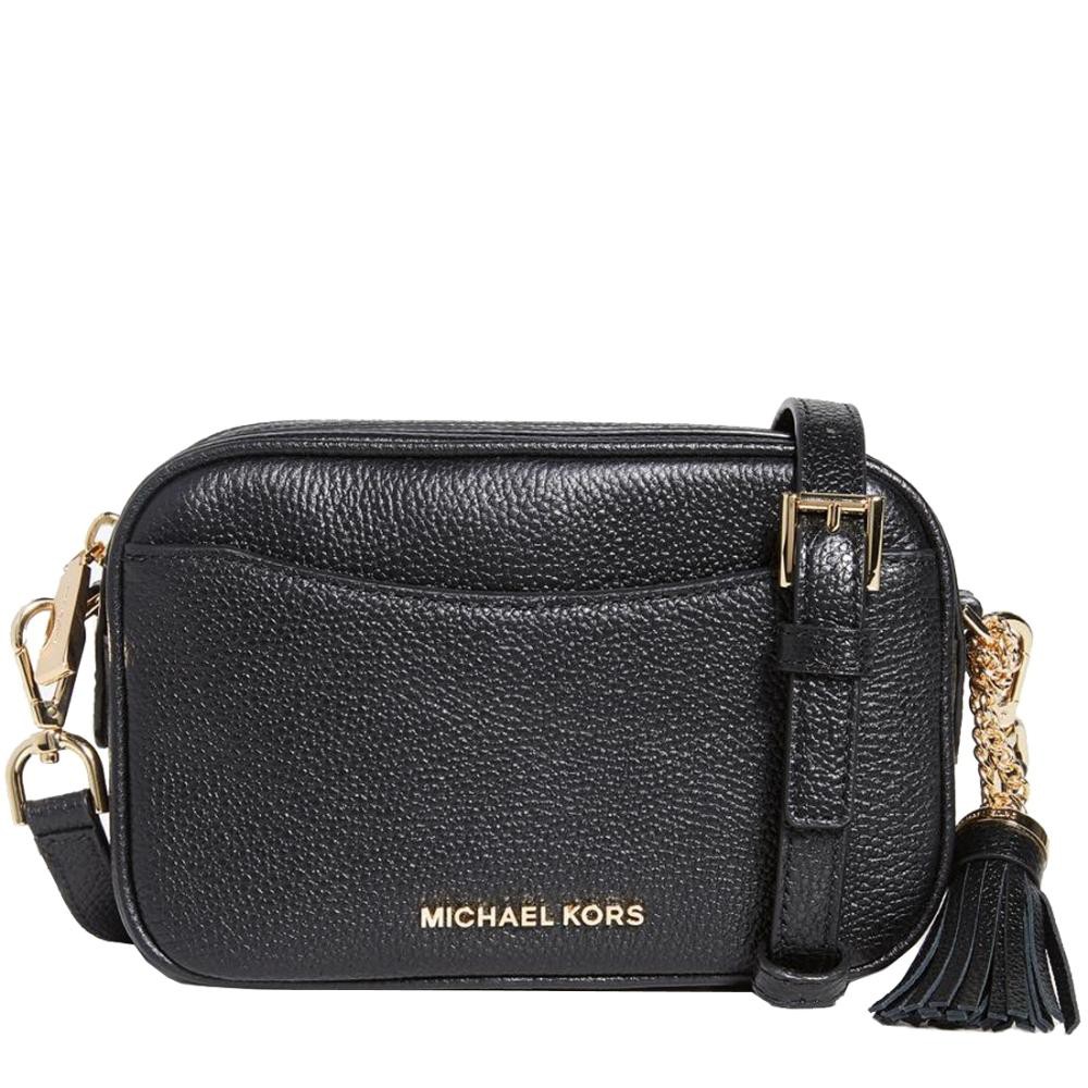 Michael Kors Pebbled Leather Convertible Belt Bag in Black | Shopee ...