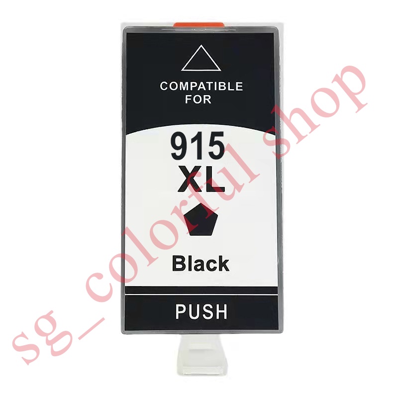 Compatible HP 915 ink HP 915XL black HP915XL ink Cartridge for HP 8010 ...