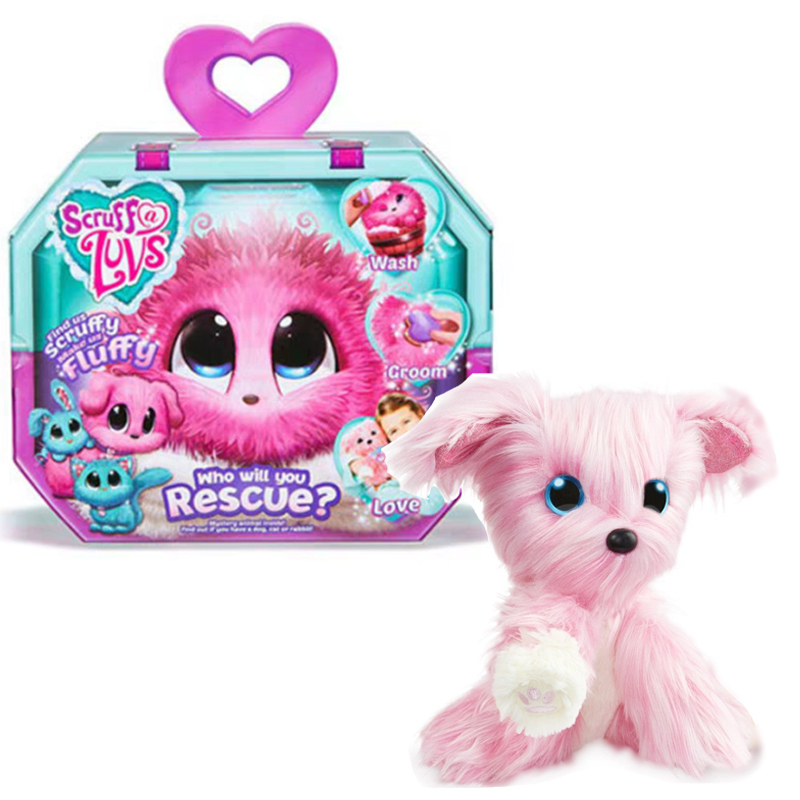 Pink bunny scruff outlet a luv