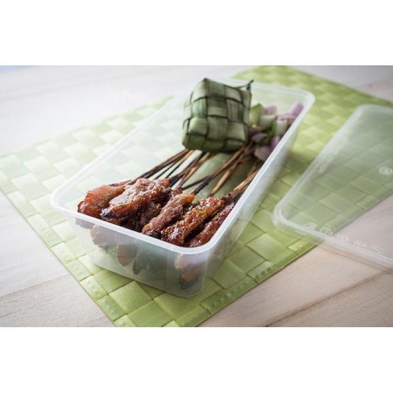 Long Rectangular Container MS-1300L 1300ml (10 Sets) | Shopee Singapore