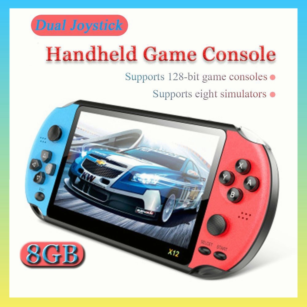 X12pro PSP Handheld Game GBA 5.1 Inch Player With 3000 Games Machine  Support MP5 8GB Classical | Shopee Singapore