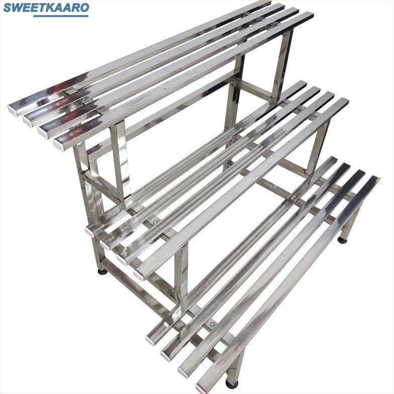 Stainless Steel Flower Rack 14Tier Indoor/Outdoor Flower Pots Holder