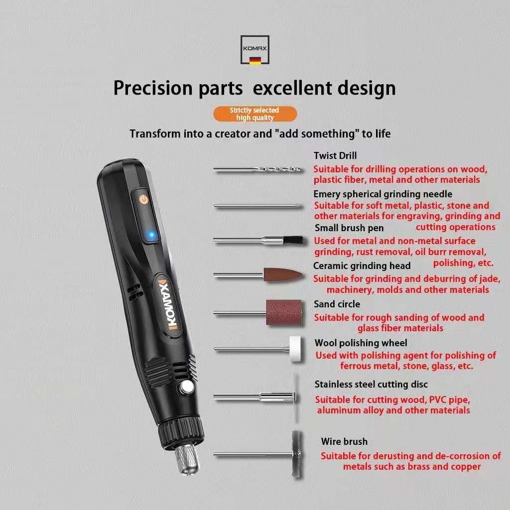 Mini Drill Electric Grinder engraver Grinding tool Set 12V DC Engraving ...