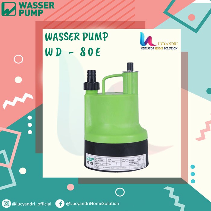 Wasser Submersible Pump Wd 80 E Submersible Pump Original Water Pump