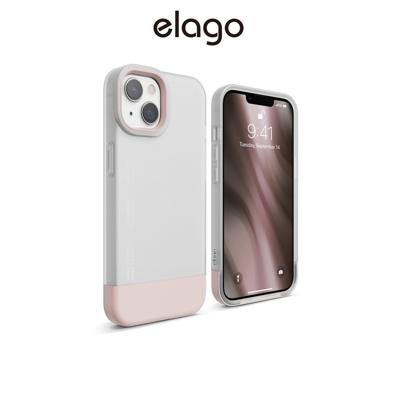 elago Glide case Compatible with iP 13 6.1 inch, Protective Thin TPU Cover, Shockproof, Enhanced Camera Guard, Anti-Scratch, Multi-Color Options, Simple and Unique Design