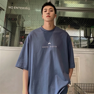 Korean oversized t shirt men sale