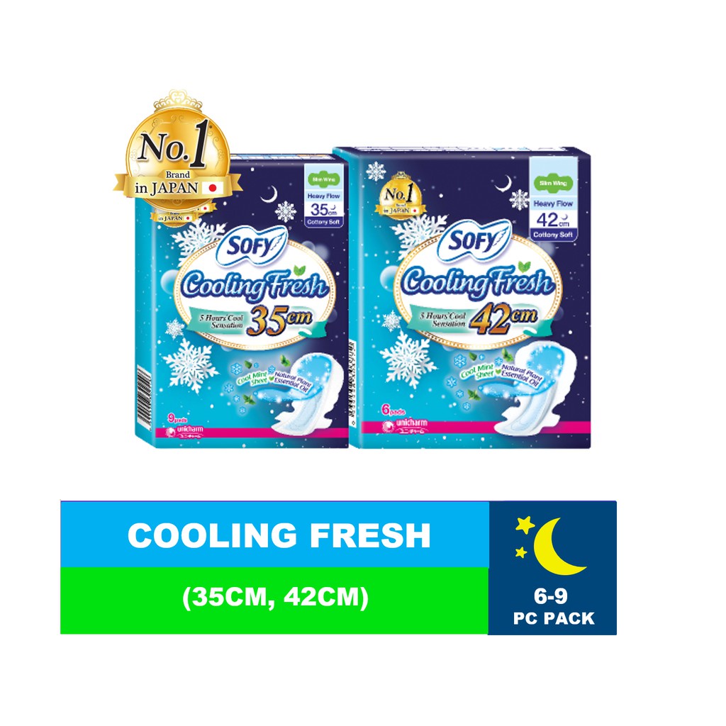 SOFY Cooling Fresh Night Slim Wing | Shopee Singapore