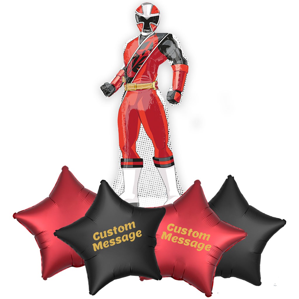 [SG Helium Balloon] Customised Power Rangers Superhero Helium Balloon ...