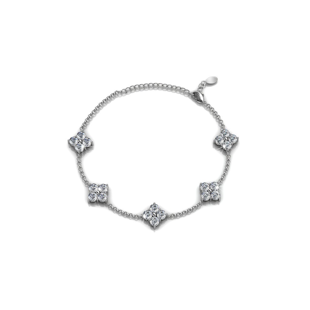 Sweet Square Bracelet - Made with Swarovski Crystals