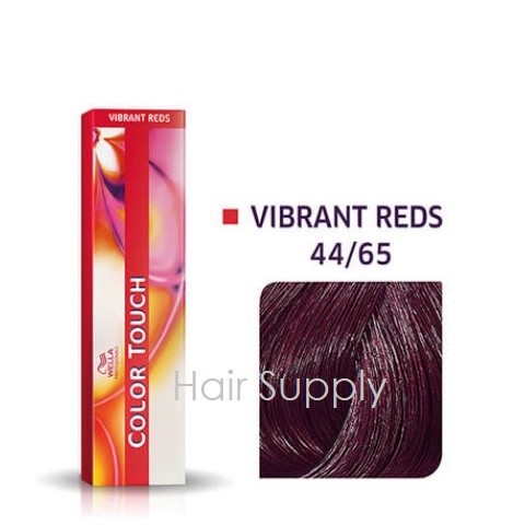 Wella Professionals Color Touch Vibrant Reds 44/65 Intense Medium Brown ...