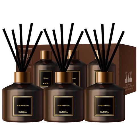 Kundal Perfume Diffuser 200ml 3ea with Textile Stick 15ea Set | Shopee ...