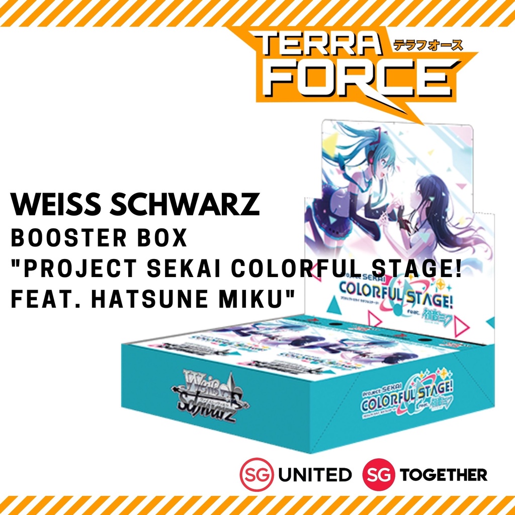 Japanese Weiss Schwarz Project Sekai COLORFUL STAGE! Feat. Hatsune Miku  Booster Box | Shopee Singapore
