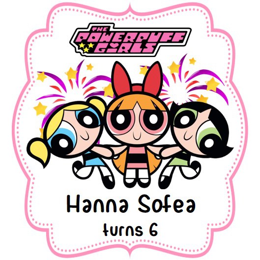 Custom Sticker Label - Powerpuff Girls or Powerpuff Boys | Shopee Singapore