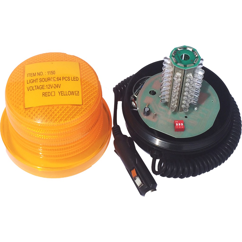 [SG STOCK] REVOLVING LIGHT LED CAR TYPE with Magnet Base 3 Function ...
