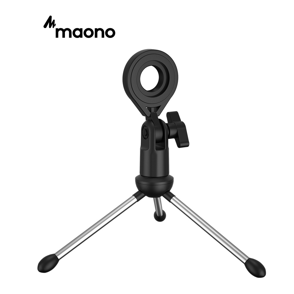 Maono Microphone Desk Stand, Stable Triangle Stand for PM461TR Series ...