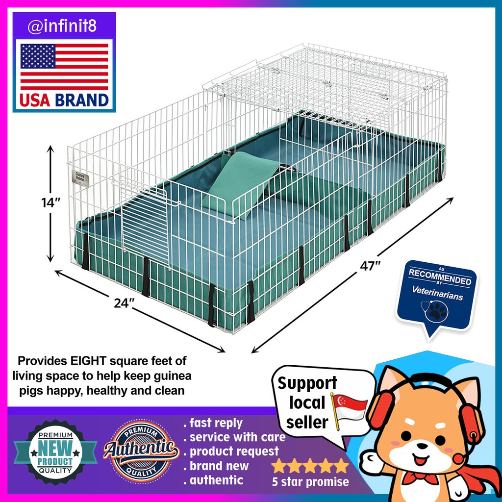 [sg stock USA brand] MidWest Homes for Pets Guinea Habitat Standard