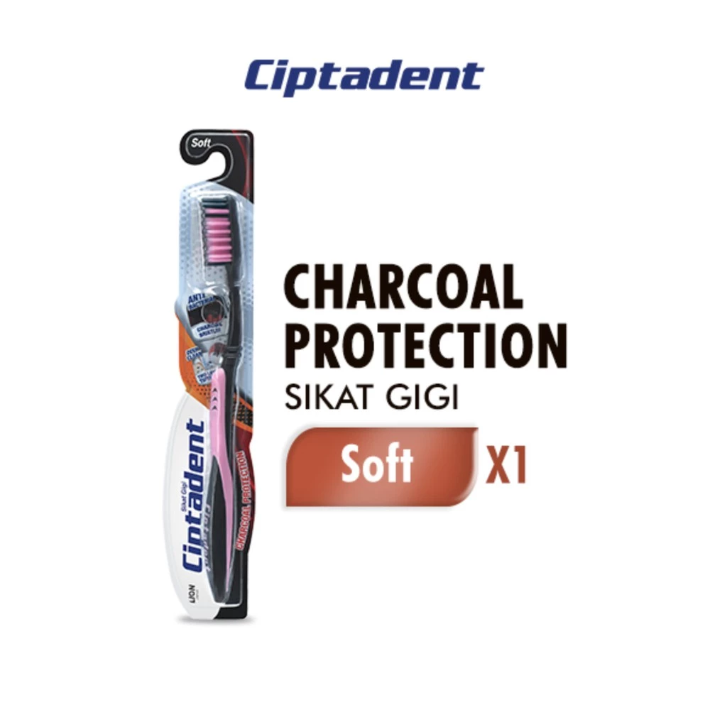Ciptadent Toothbrush Charcoal Protection - Gambar 2