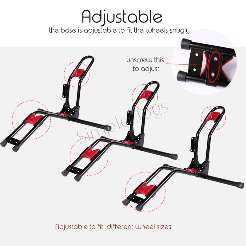 Bicycle Vertical Stand Adjustable L Shape Bike Rack Parking Storage Shopee Singapore