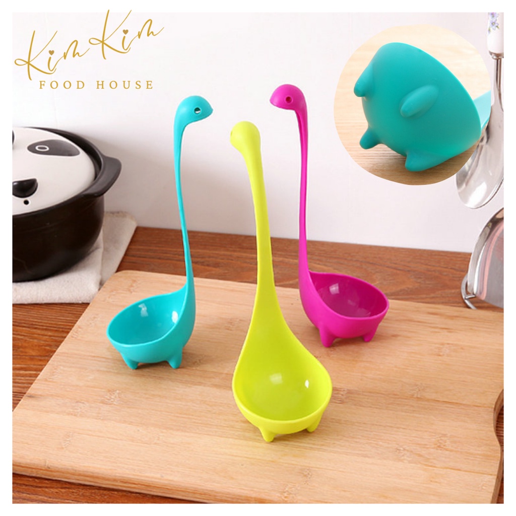 Nessie Stand Alone Ladle Soup Ladle Loch Ness Monster - BLUE