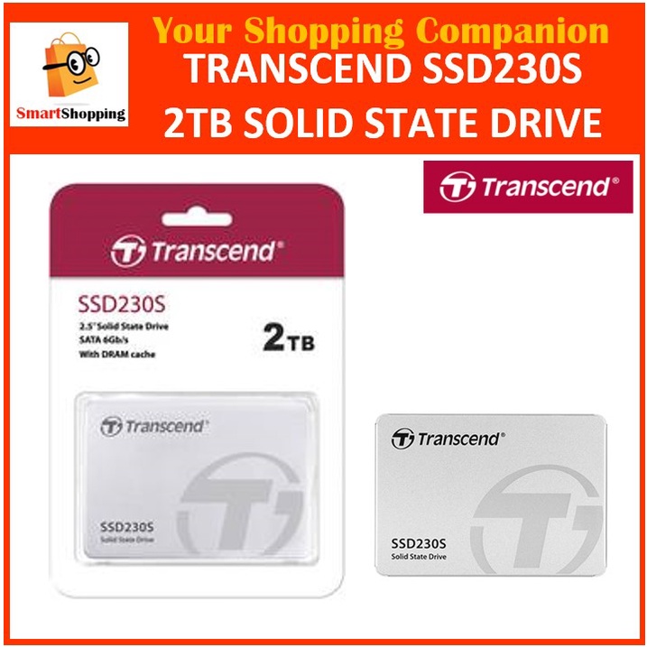 Transcend SSD230S 2TB 2.5" Solid State Drive SATA III 3D NAND TLC ...