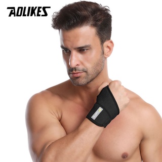 AOLIKES 1PCS Shoulder Brace Adjustable Shoulder Support With Pressure Pad  for Injury Prevention, Sprain,Soreness,Tendinitis