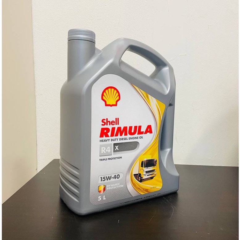 Shell Oil Rimula R4 X R4X 15w-40 15W40 5L HDEO 5 LITRE ( HEAVY DUTY ...