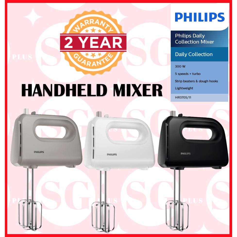 Philips HR3705 Daily Collection Hand Mixer Shopee Singapore