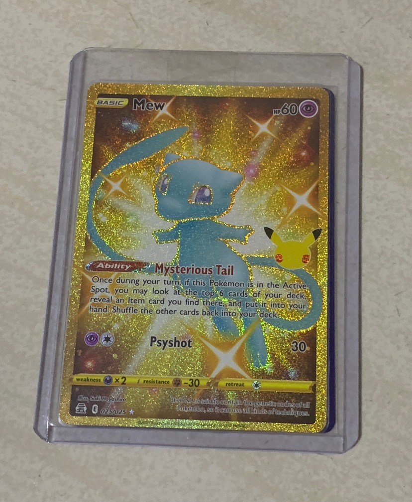 Pokmon TCG Mew (Secret) Celebrations 025/025 Holo Secret Rare 海外