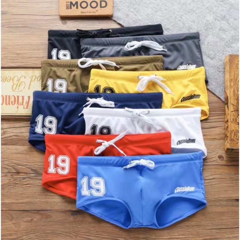 Fashion Men's Triangle Swimwear swimr boxer Fast Dry | Shopee Singapore