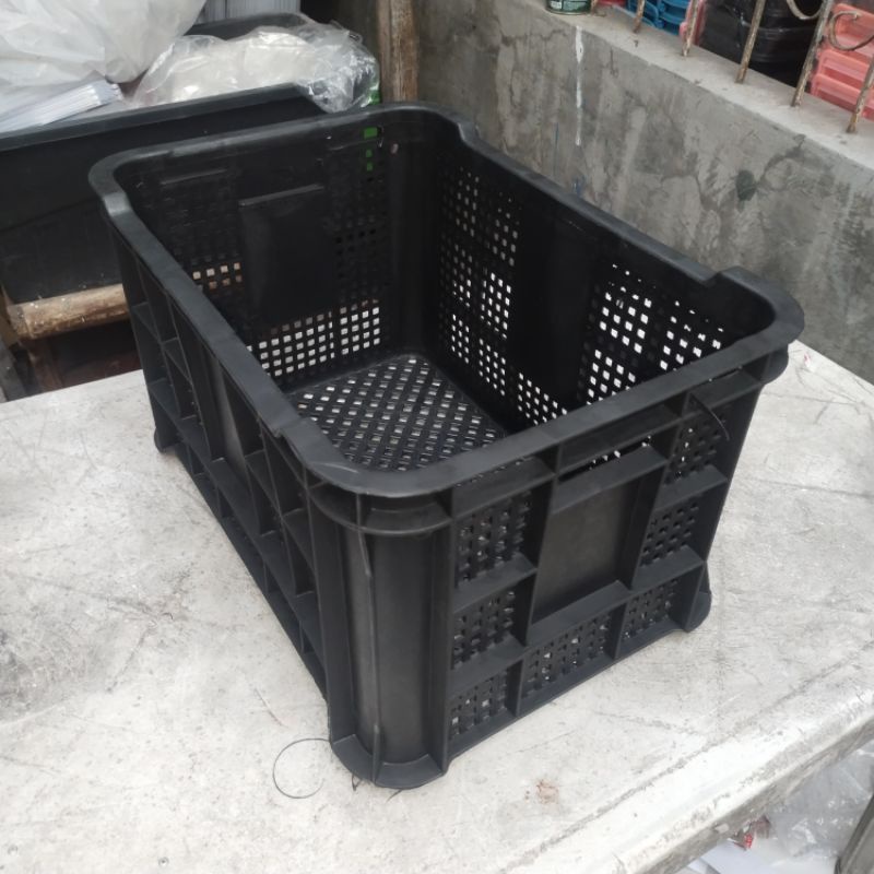 3J HEAVY DUTY STACKABLE PLASTIC FRUIT CRATE / VEGETABLE FRUIT CRATE