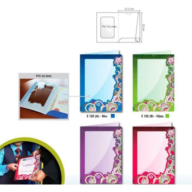 Folder Sijil Premium 50’s (1 set) | Shopee Singapore